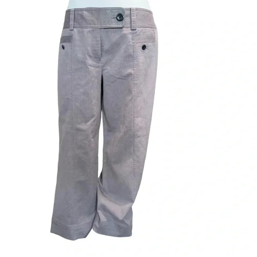 Ann Taylor Lindsay women's size 6 lavender capri pants